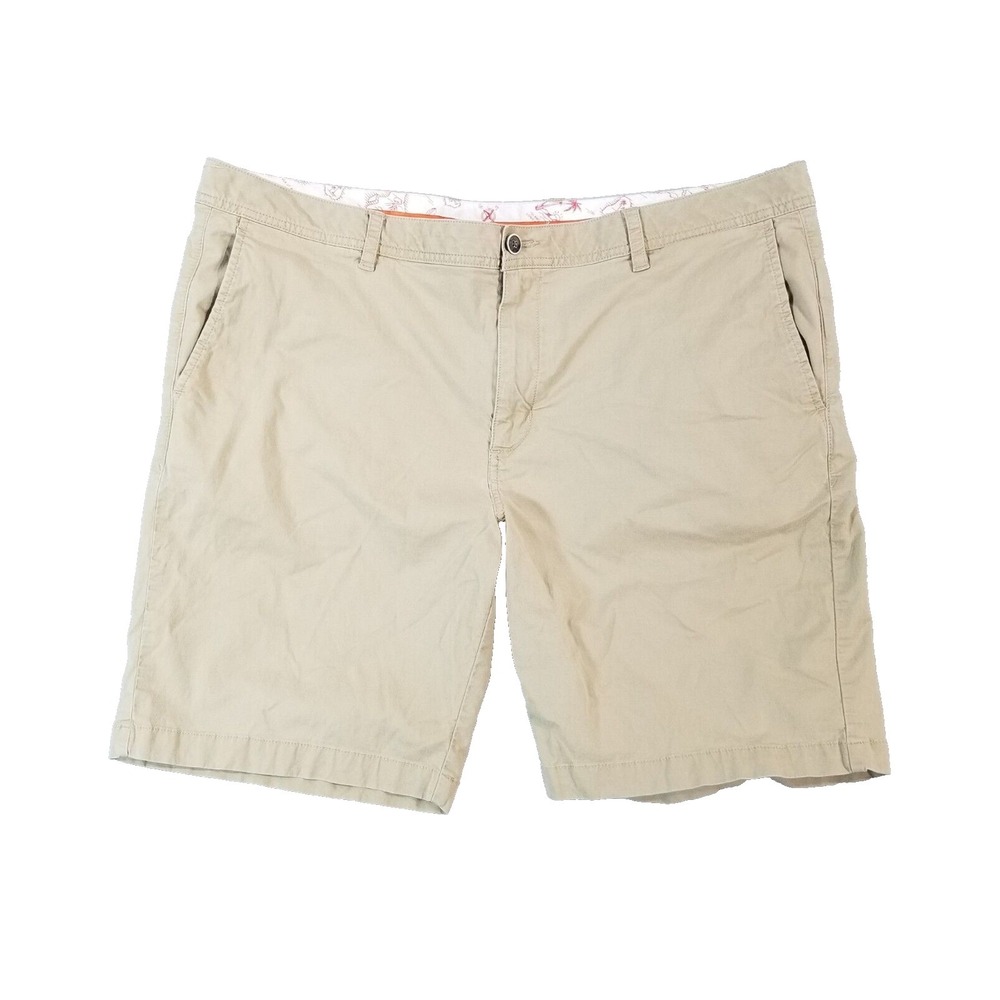 Tommy Bahama Shorts Mens 42x10 Beige Lightweight Stretch Beach Casual